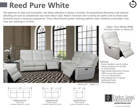 ParkerHouse 2020 皮革 Motion Sofas, Sectionals, Recliners and 书桌 Chairs 第 11 页