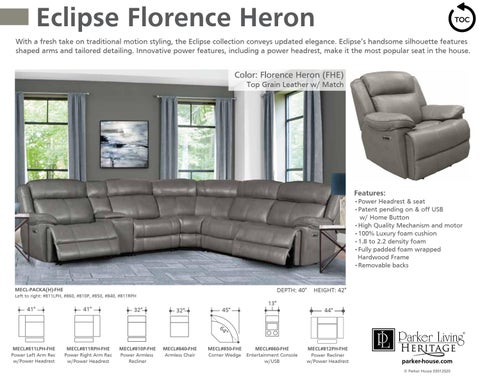 ParkerHouse 2020 皮革 Motion Sofas, Sectionals, Recliners and 书桌 Chairs 第 23 页