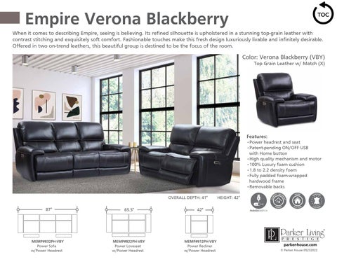 ParkerHouse 2020 皮革 Motion Sofas, Sectionals, Recliners and 书桌 Chairs 第 6 页
