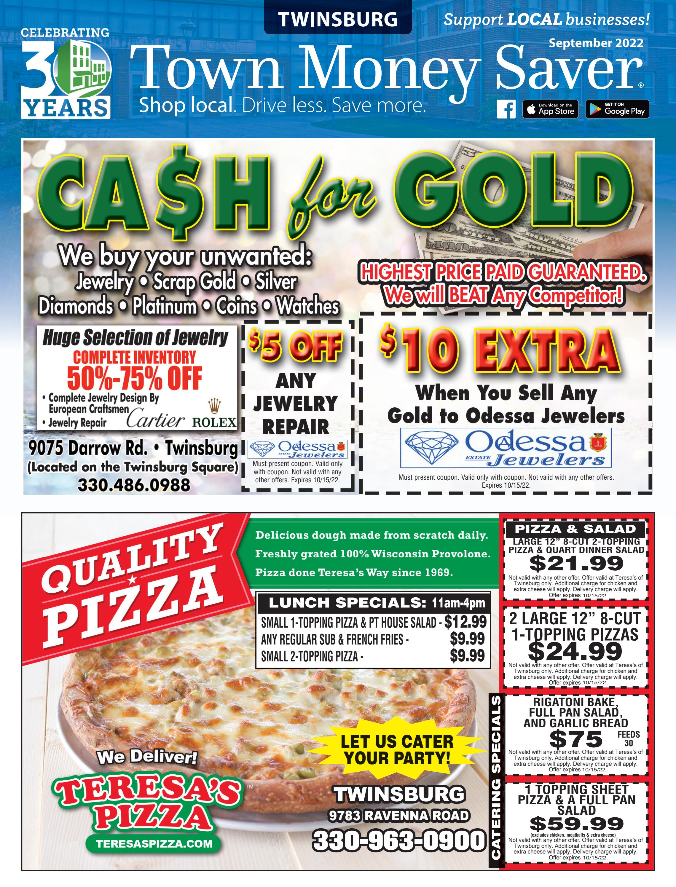 Twinsburg Town Money Saver September MID 2022 by Town Money Saver Issuu