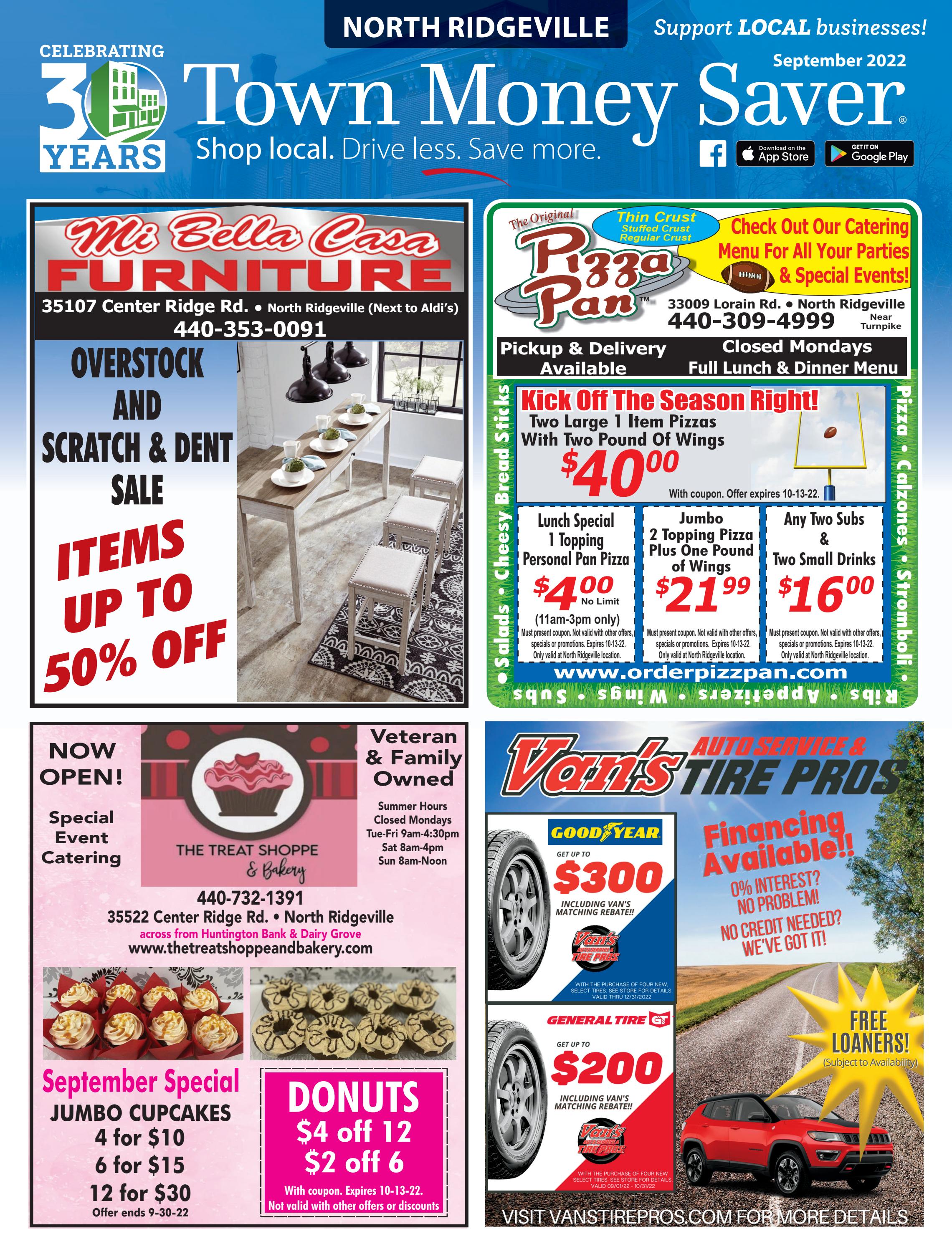 North Ridgeville Town Money Saver September MID 2022 by Town Money