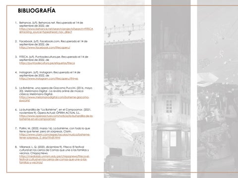 Tema: PAUTAS CARACTERISTICAS Y DISEÑO 德文 LA BOHÉME Y FITECA Curso: DISEÑO 德文 ESCENOGRAFIA UPN 第 12 页