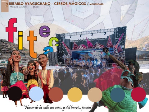 Tema: PAUTAS CARACTERISTICAS Y DISEÑO 德文 LA BOHÉME Y FITECA Curso: DISEÑO 德文 ESCENOGRAFIA UPN 第 8 页