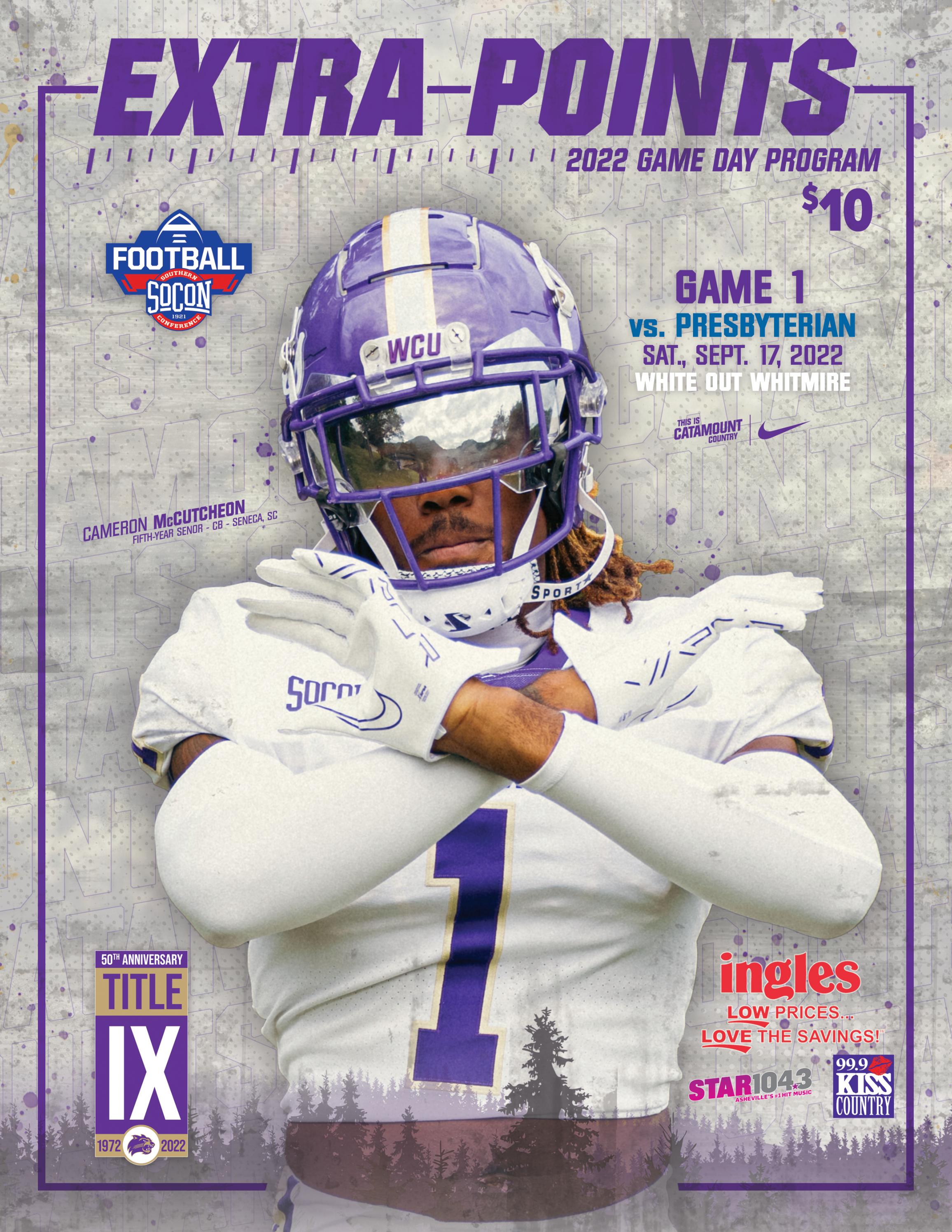 2022 Catamount Football Digital Game Day Program Vs Presbyterian 9 