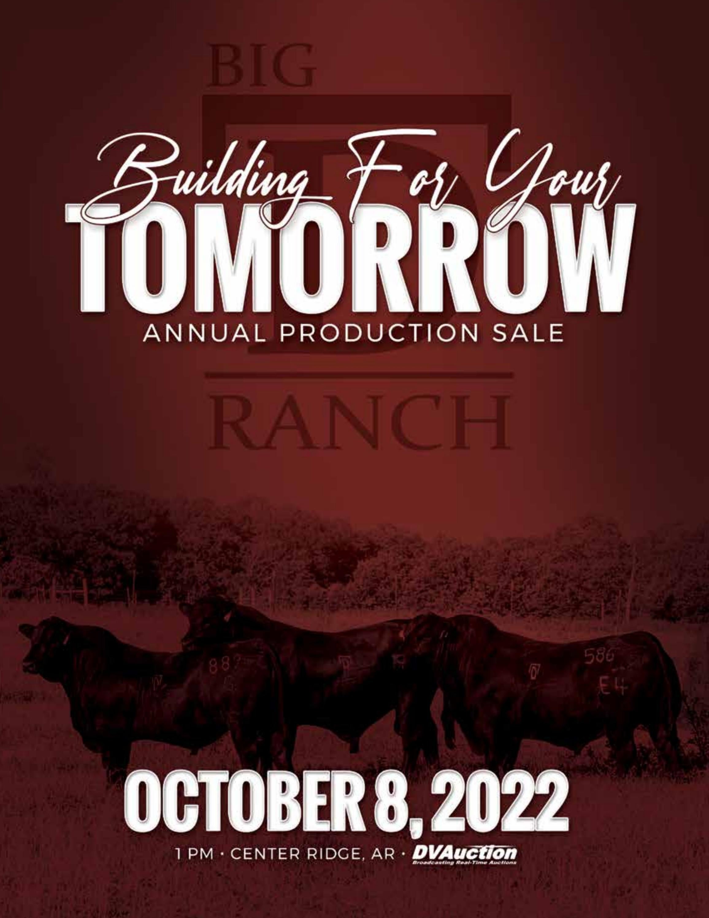 2022 Big D Ranch's Building For Your Tomorrow Annual Production Sale