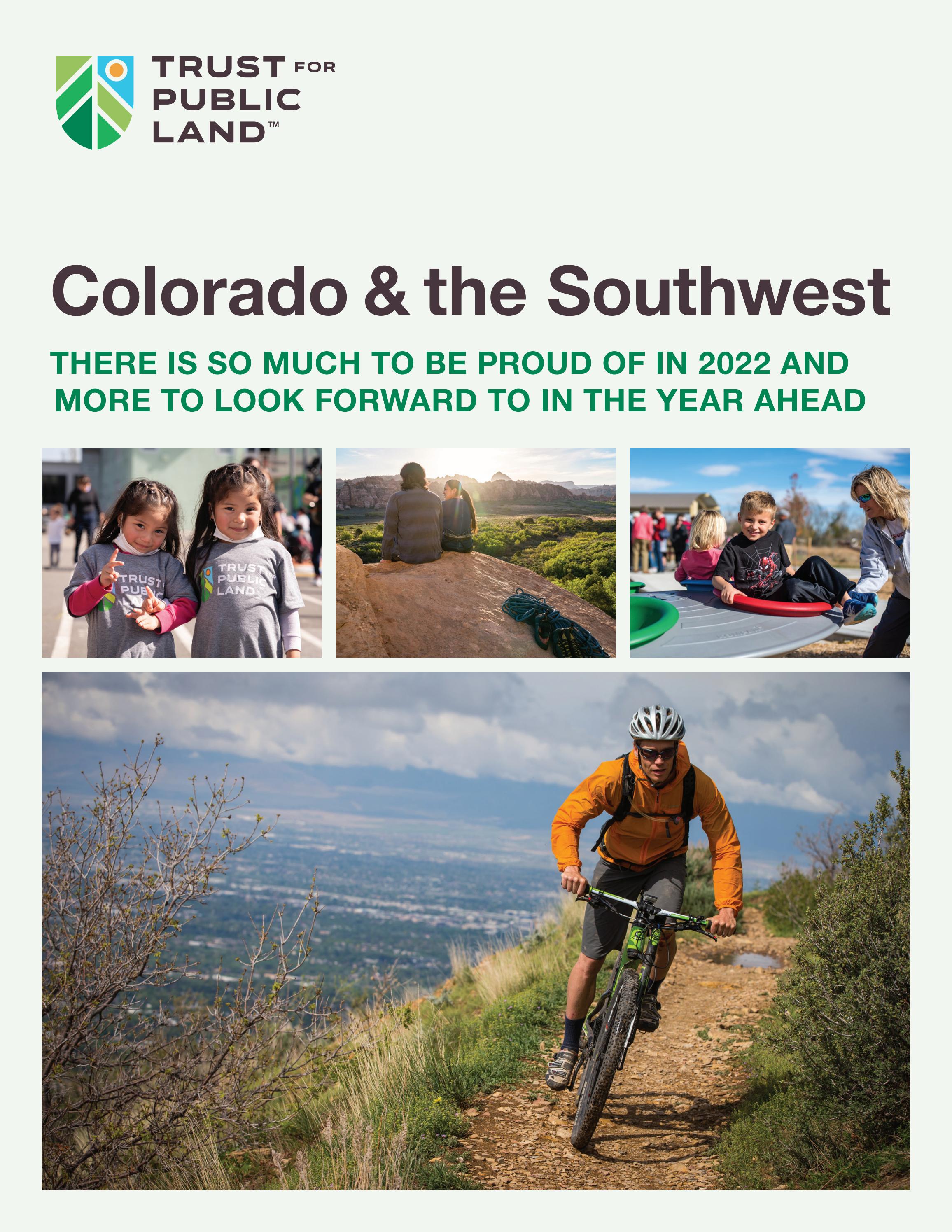 Trust for Public Land in Colorado & the Southwest 2022 by Trust for