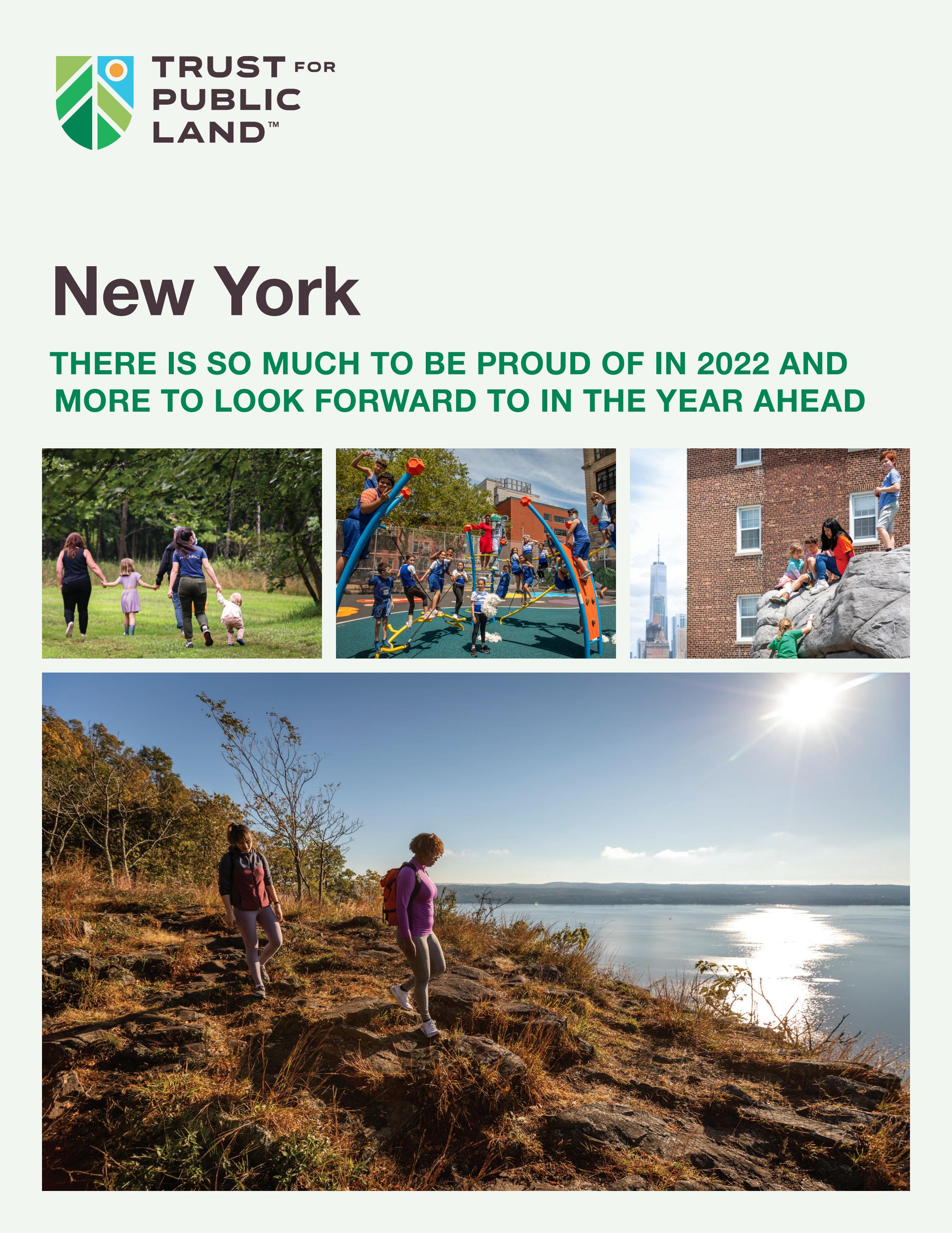 Trust for Public Land in New York 2022 by Trust for Public Land Issuu