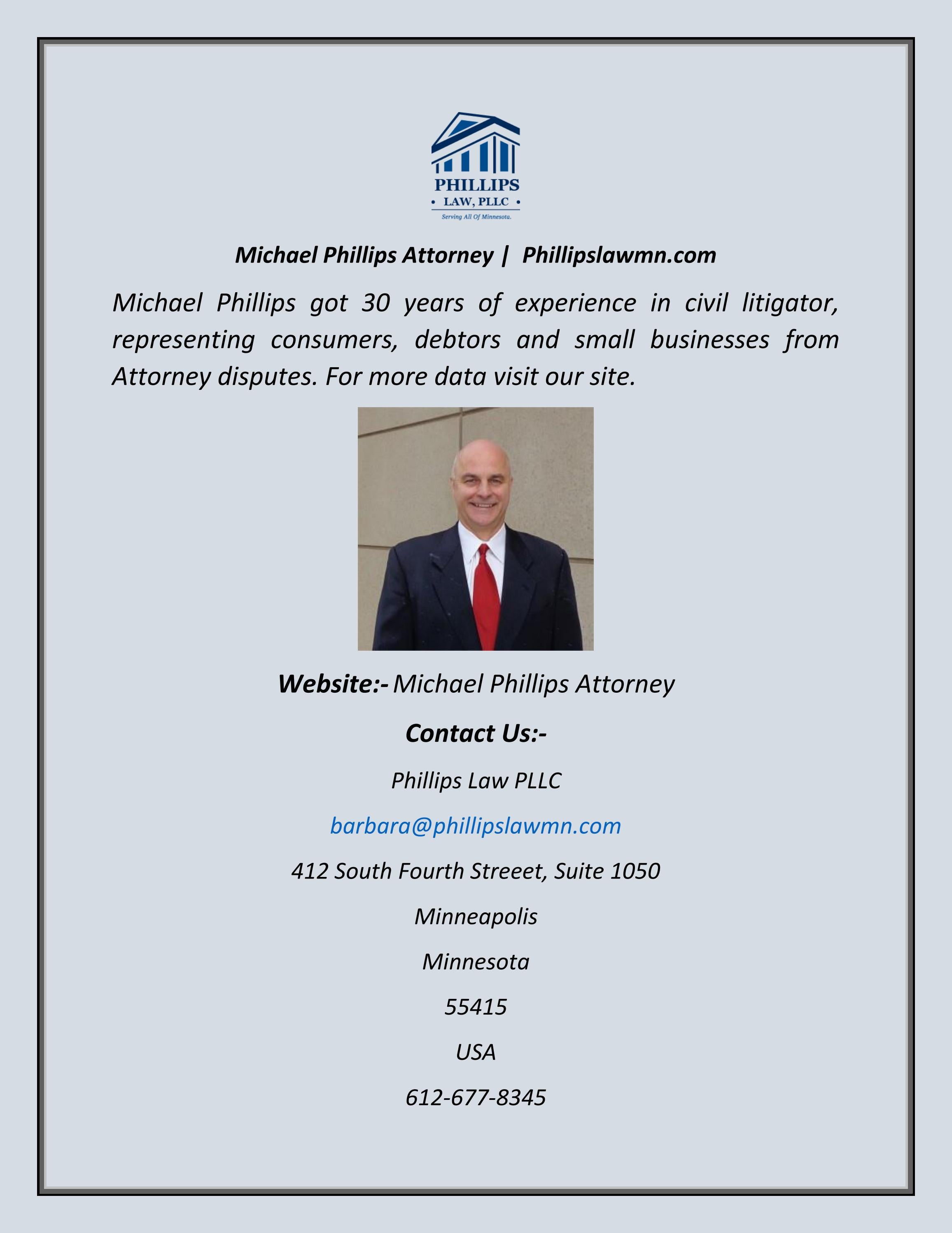 Michael Phillips Attorney by Phillips Law PLLC Issuu