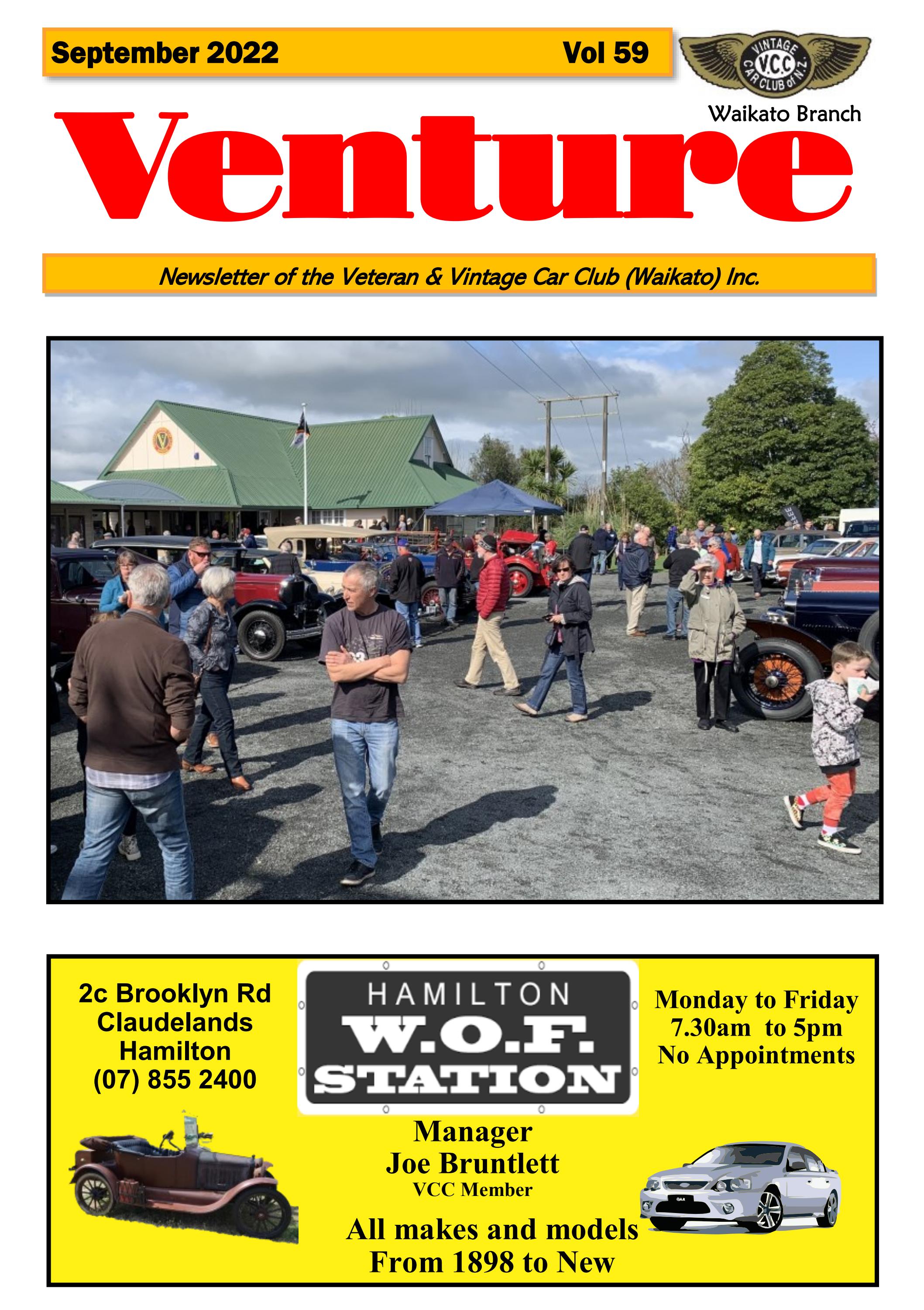 VCC WAIKATO VENTURE SEPT 2022 by Vintage Car Club of New Zealand Issuu