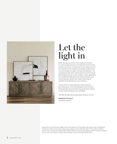 Urban Barn Fall/Holiday 2022 家具型录 第 2 页