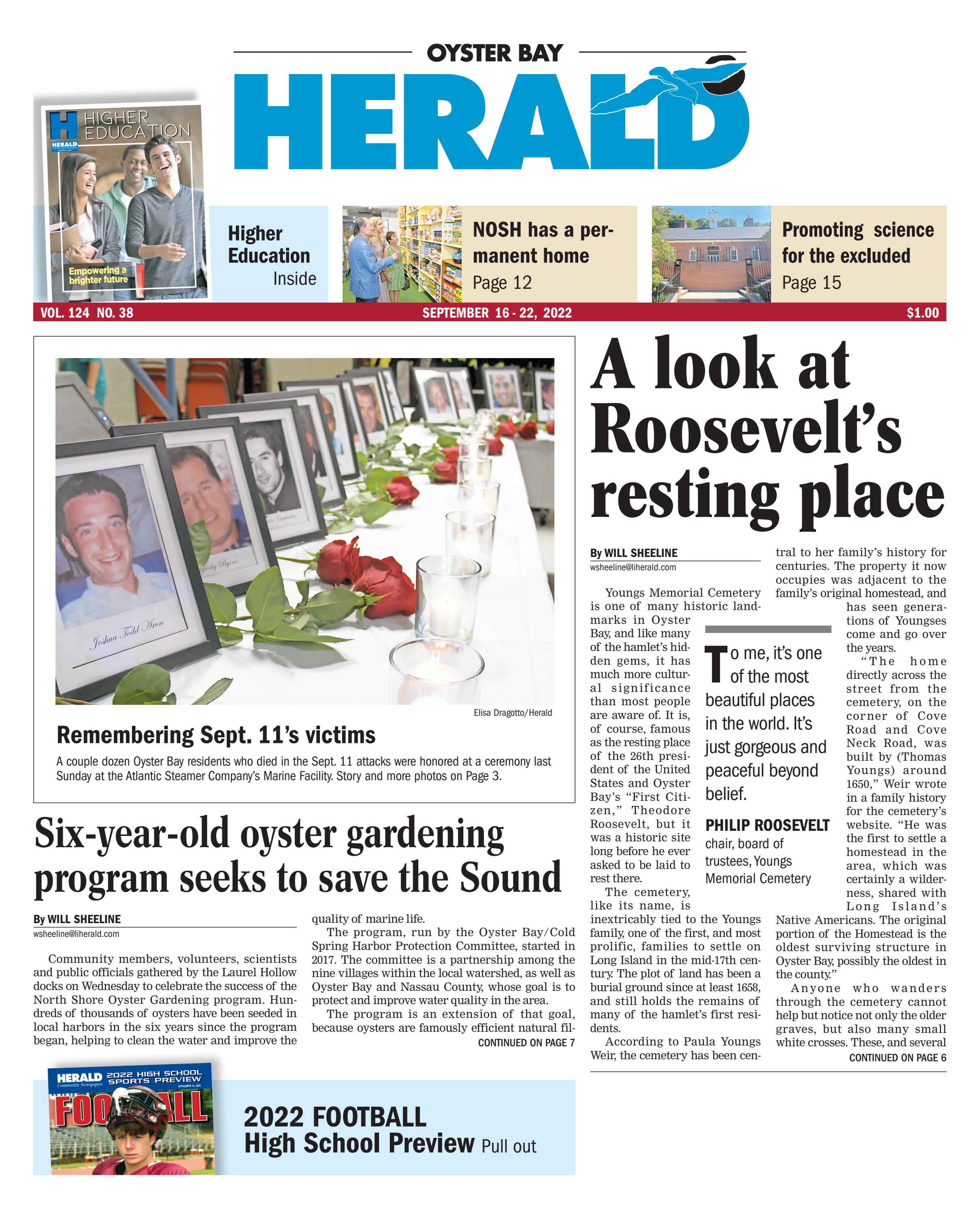 Oyster Bay Herald 09162022 by Richner Communications, Inc Issuu