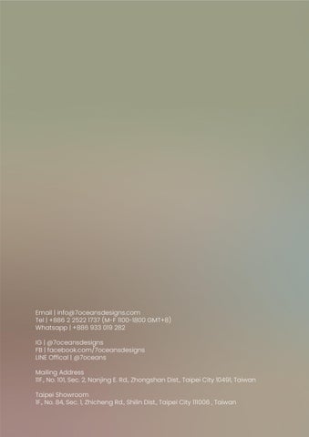 7OCEANS DESIGNS 2022 Material 指南 第 16 页