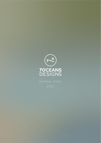 7OCEANS DESIGNS 2022 Material 指南 第 17 页