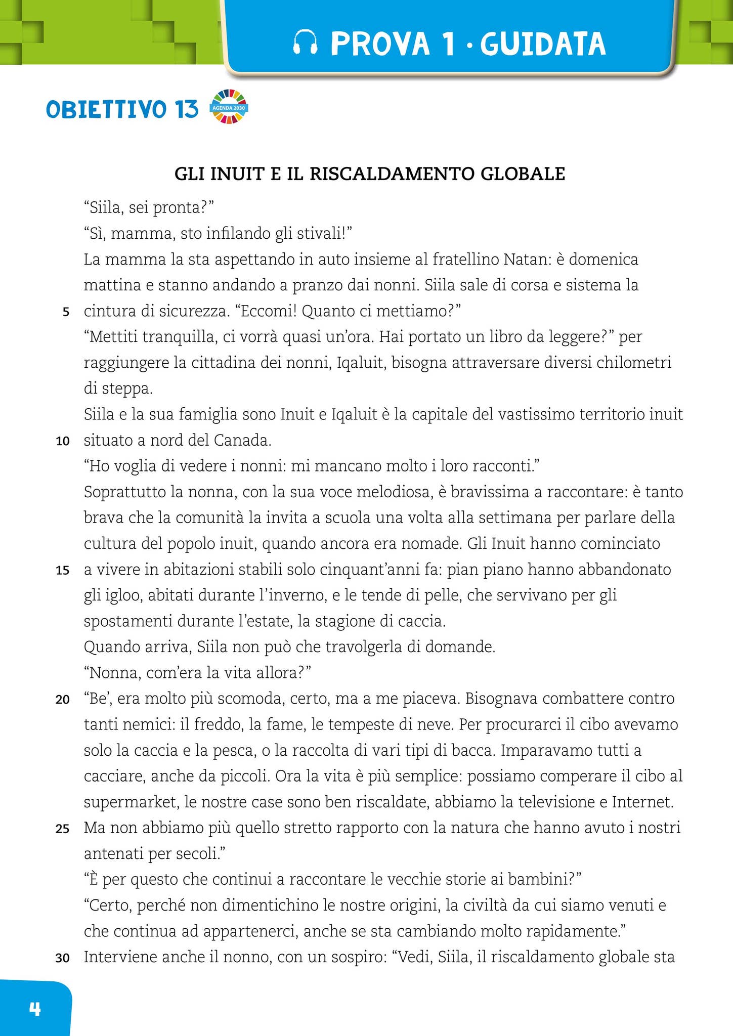 prove invalsi 5 elementare di italiano