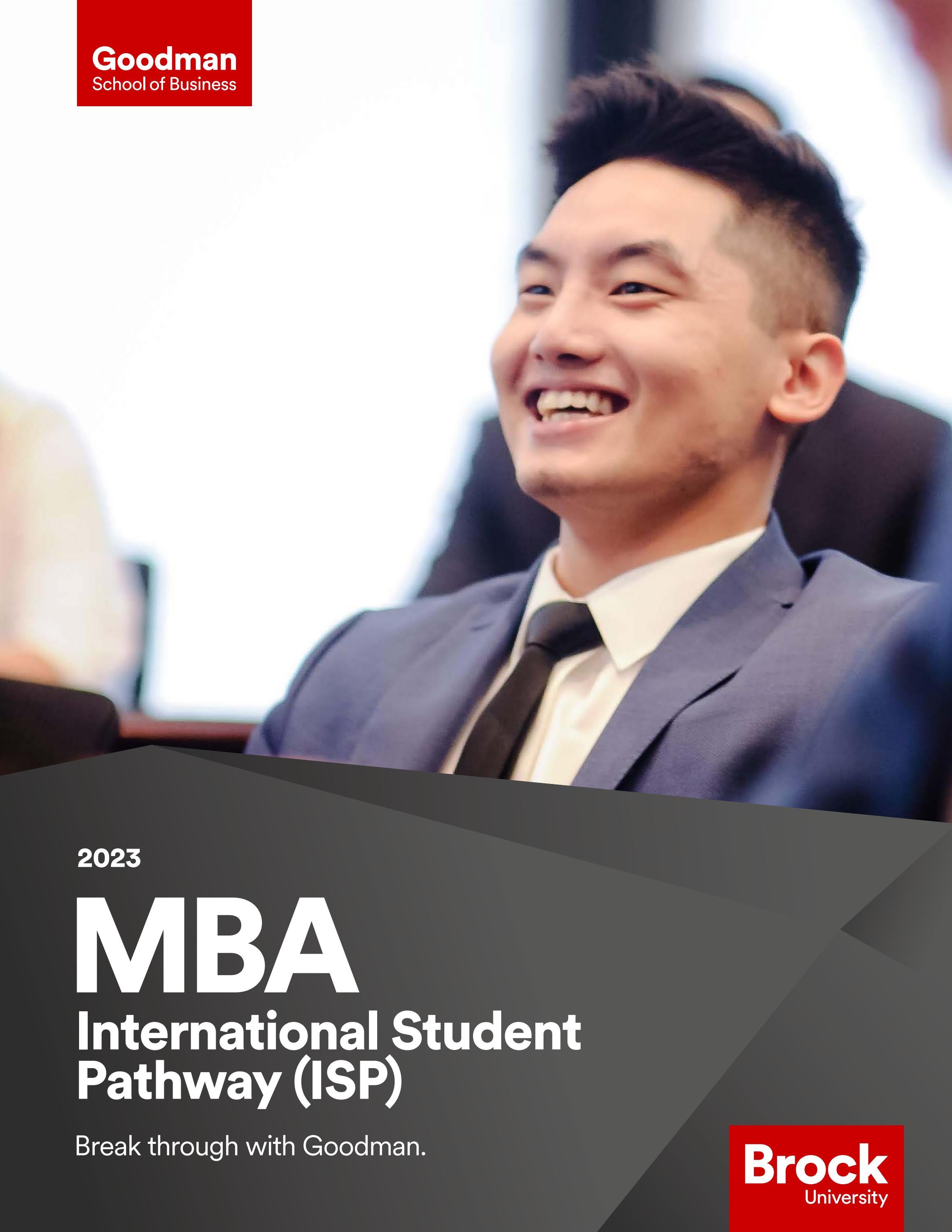 Goodman School of Business MBA (ISP) Brochure 2023 by Brock University Issuu