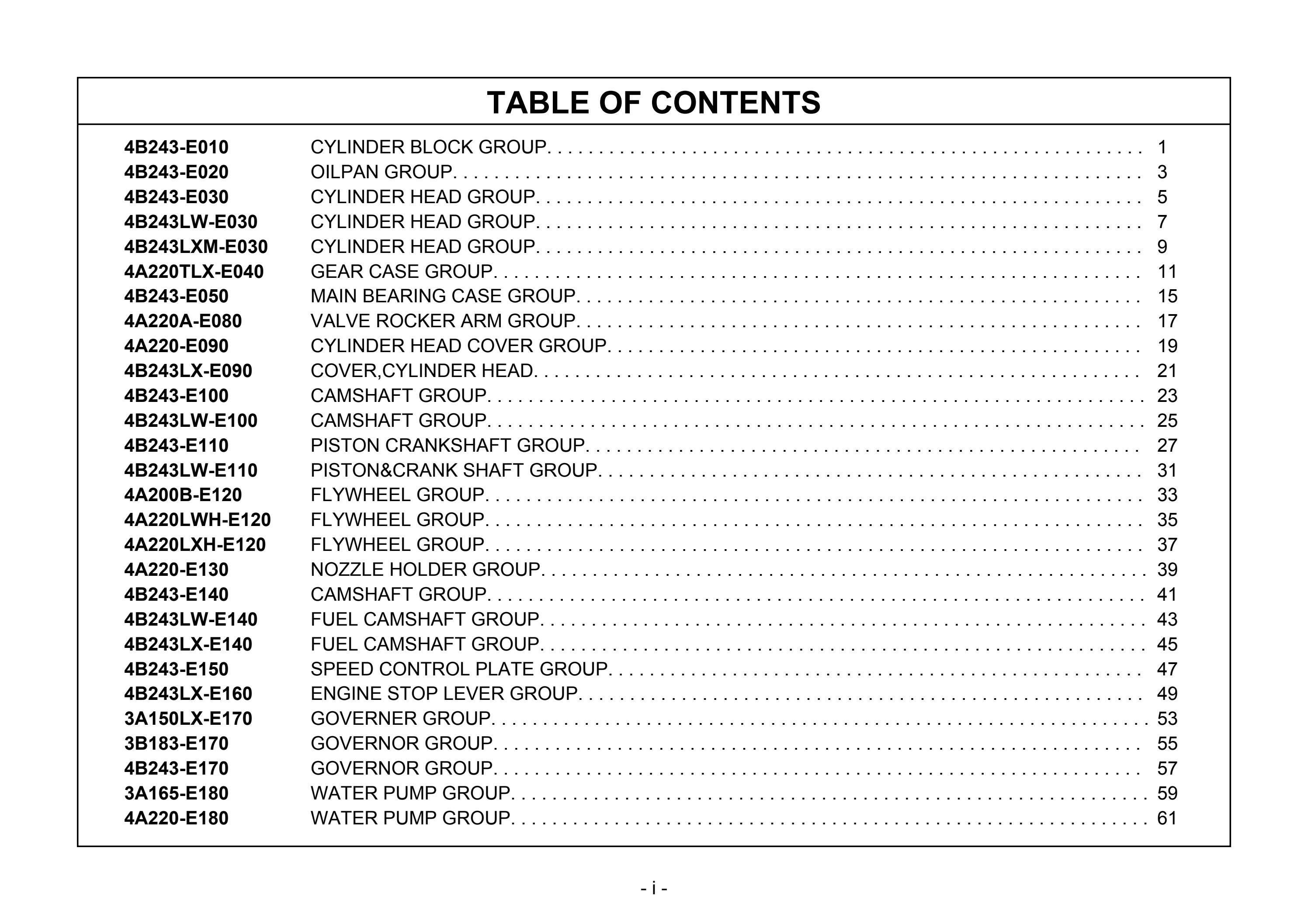 Kioti EX50 Parts Manual Catalog by epartsmanuals Issuu