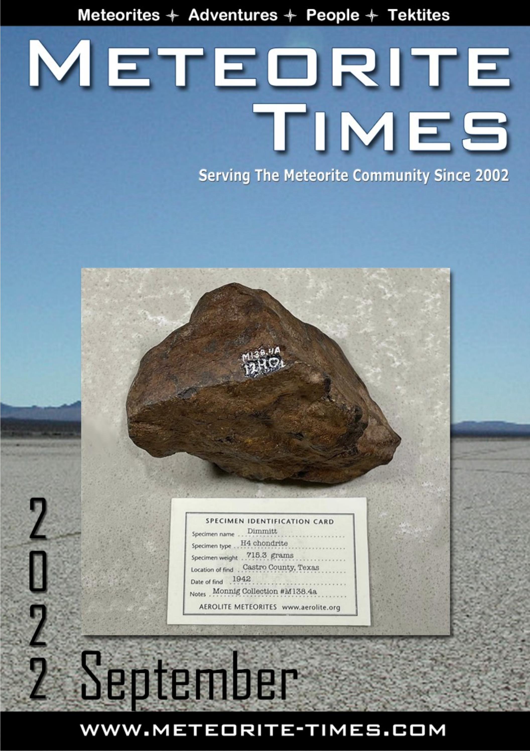 Meteorite Times Magazine by The Meteorite Exchange, Inc. - Issuu