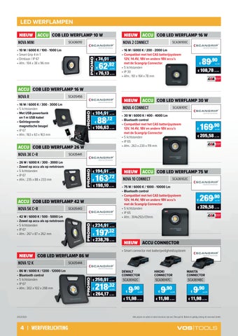 Vos Tools 灯饰目录 · - 照明 , elektriciteit, verwarming, ventilatie 英文 werkkledij op 德文 werf 第 4 页