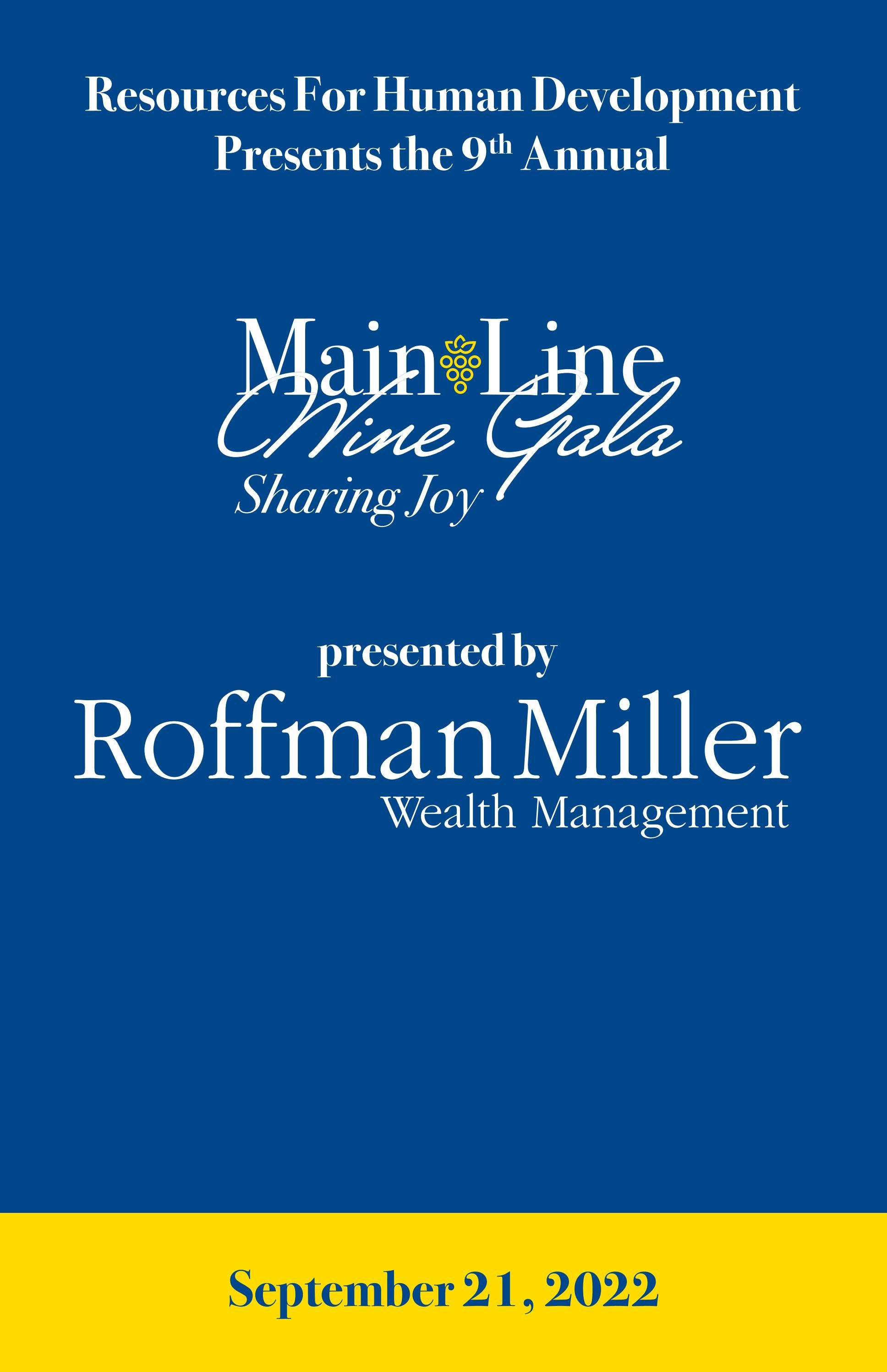 Main Line Wine Gala 2022 by Resources4HD Issuu