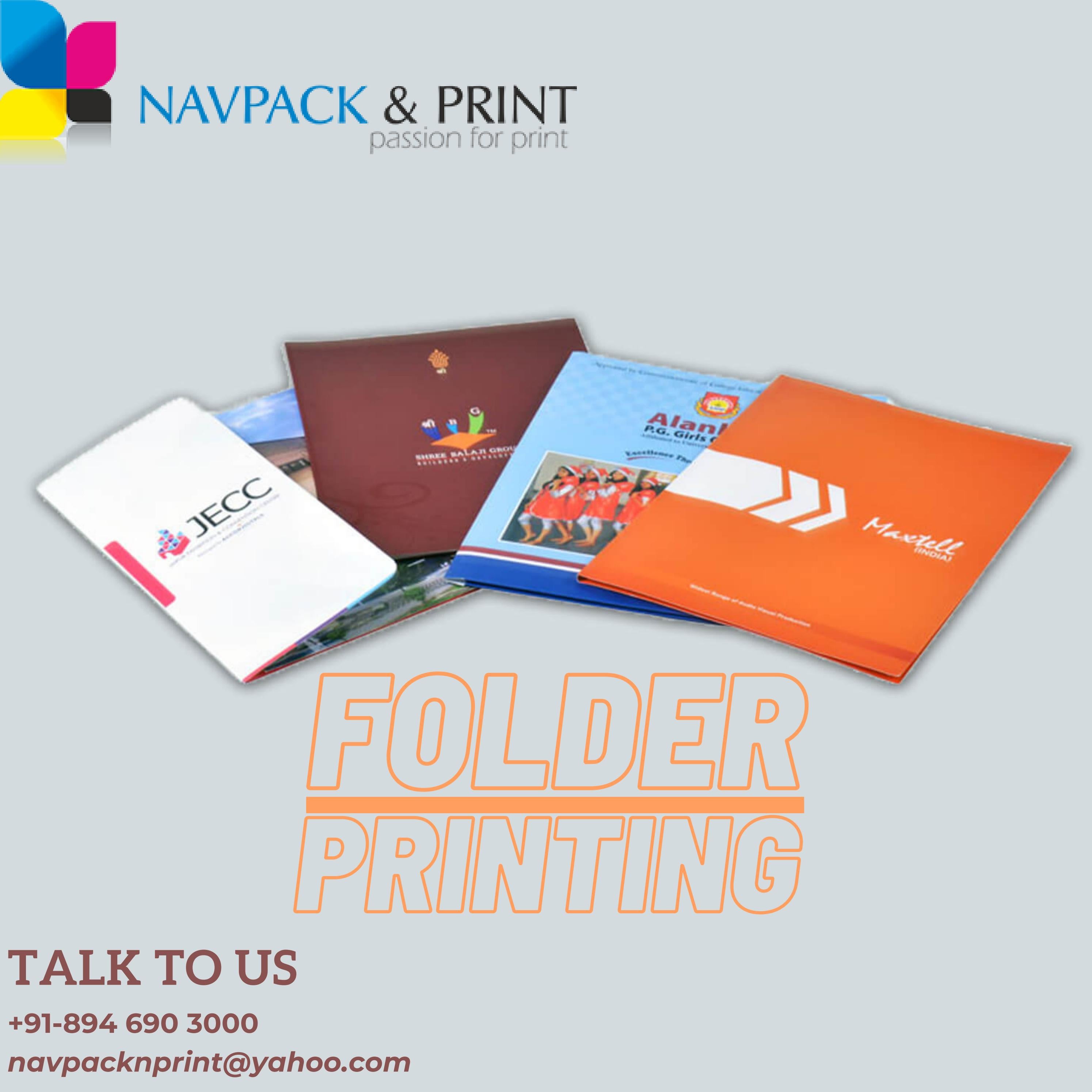 Folder Printing Services Jaipur, Rajasthan Navpack & Print by Navpack