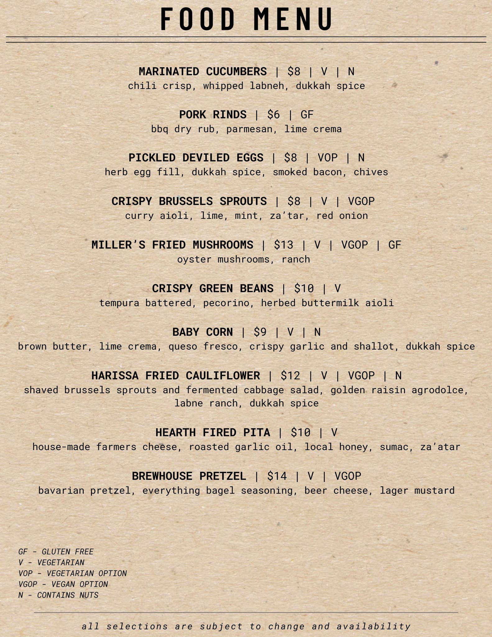 Uncleanded Menu Food Menu by unhitchedbrew - Issuu