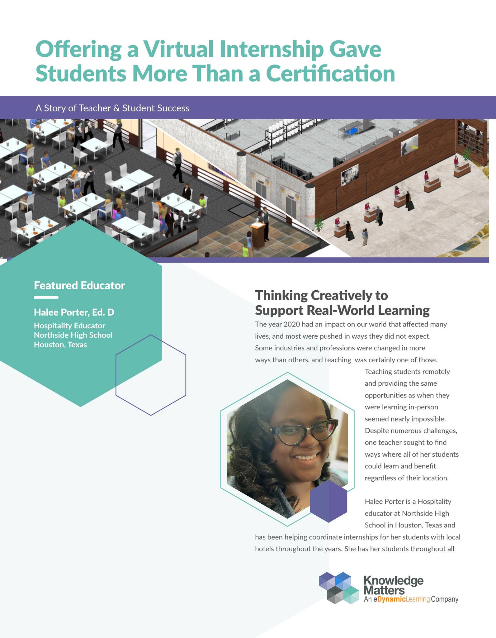 Offering a Virtual Internship Gave Students More Than a Certification ...