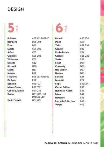 Casum Selection Salone del Mobile 2022 - 室内 design 第 13 页