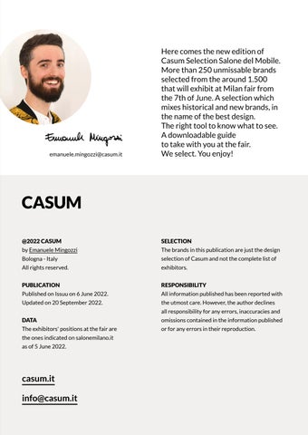 Casum Selection Salone del Mobile 2022 - 室内 design 第 3 页