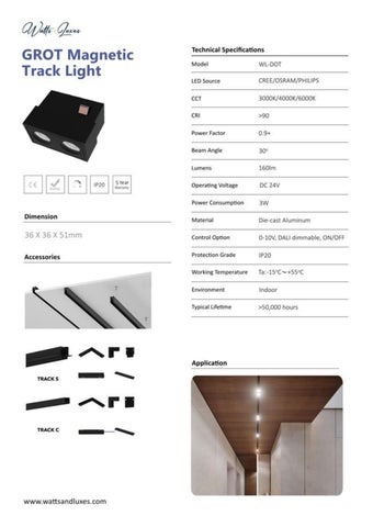 watts_luxes 灯饰目录 · Magnetic 轨道灯 | Watts × Luxes | 建筑 灯饰 第 15 页