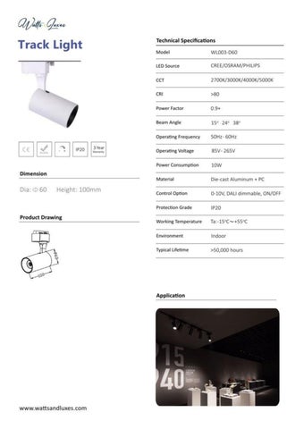 watts_luxes 灯饰目录 · Magnetic 轨道灯 | Watts × Luxes | 建筑 灯饰 第 7 页
