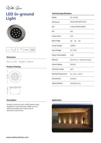 In Ground 灯饰 | Watts × Luxes | 建筑 灯饰 第 7 页