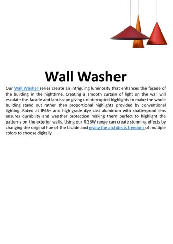 Wall Washer | Watts × Luxes | 建筑 灯饰 第 6 页