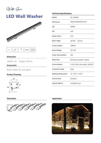 Wall Washer | Watts × Luxes | 建筑 灯饰 第 9 页