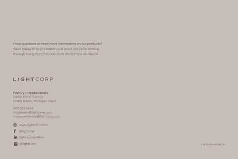 Lightcorp 2022 LightCorp 灯饰 型录 第 20 页