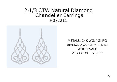 Andrew Fox 灯饰目录 · Natural Diamond 吊灯 Necklace × Earrings 第 10 页