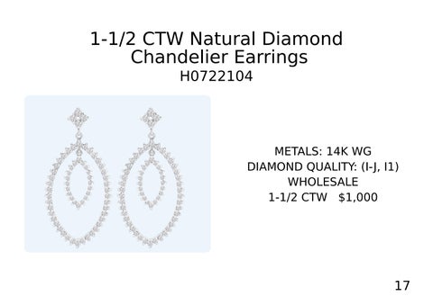 Andrew Fox 灯饰目录 · Natural Diamond 吊灯 Necklace × Earrings 第 18 页