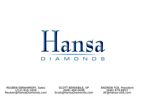 Andrew Fox 灯饰目录 · Natural Diamond 吊灯 Necklace × Earrings 第 22 页