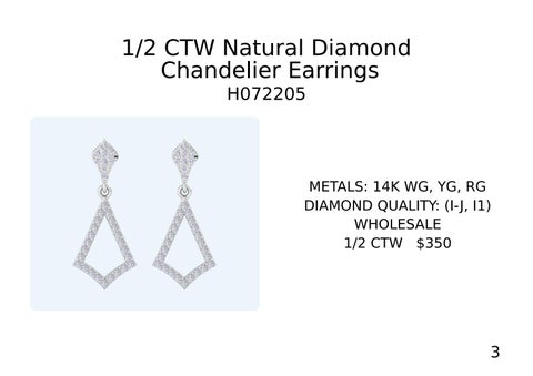 Andrew Fox 灯饰目录 · Natural Diamond 吊灯 Necklace × Earrings 第 4 页