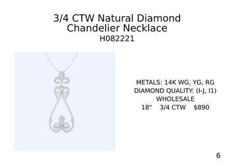 Andrew Fox 灯饰目录 · Natural Diamond 吊灯 Necklace × Earrings 第 7 页