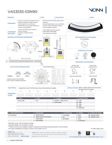 VONN - VLLS-C 灯饰系列 目录 2023 第 24 页