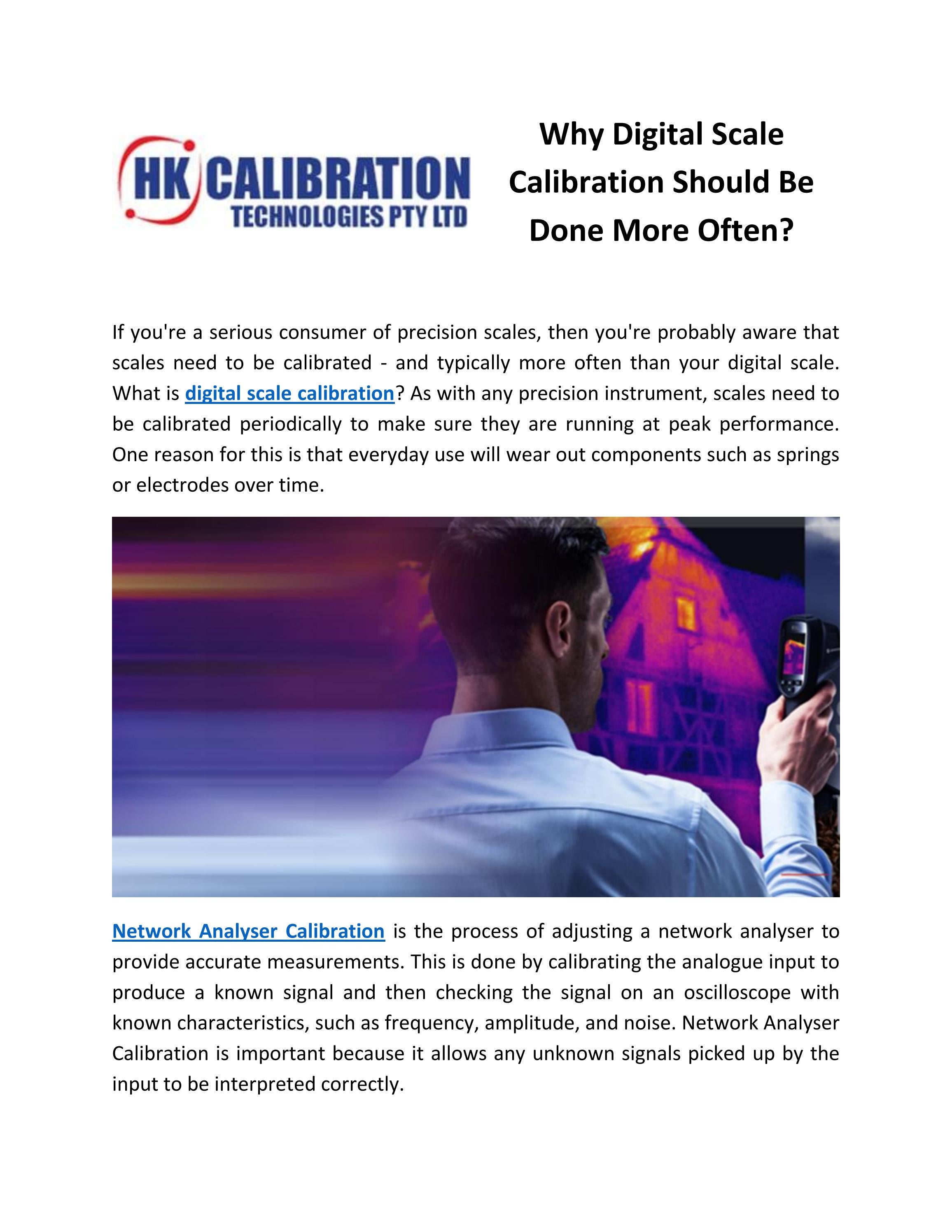 Why Digital Scale Calibration Should Be Done More Often? by Calibration