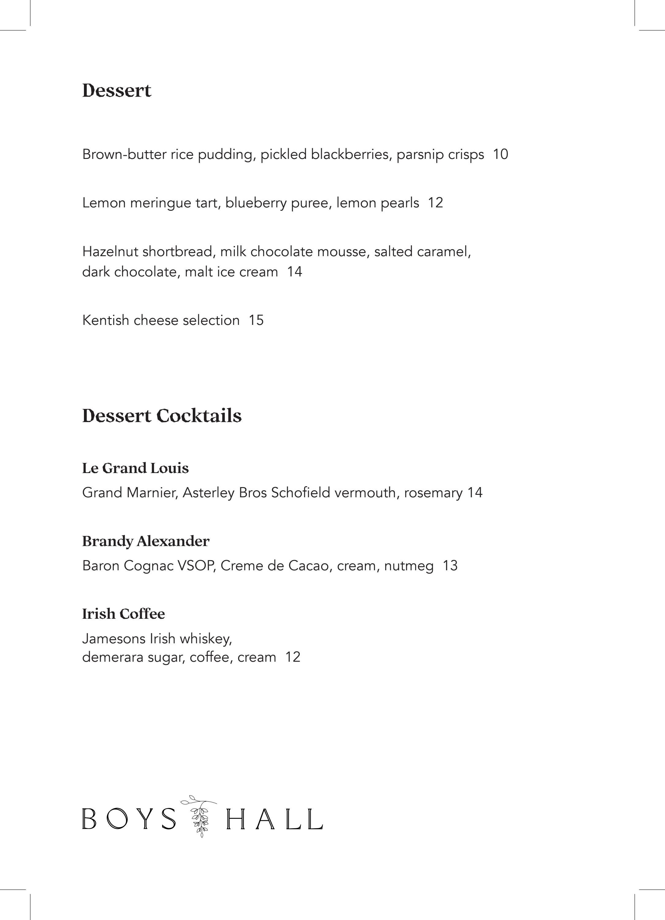 Dessert Menu by Bradley Lomas Issuu