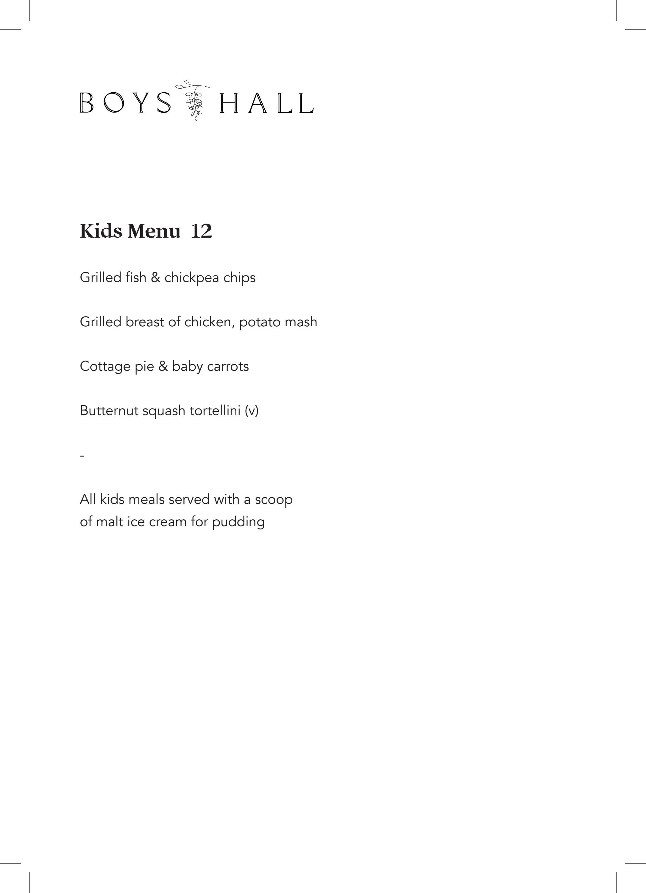 Kids Menu by Bradley Lomas Issuu
