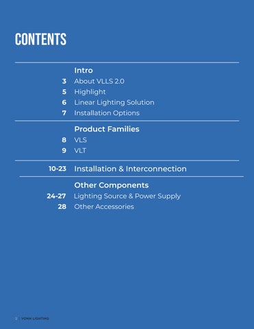 VONN - VLLS 2.0 灯饰系列 目录 2023 第 2 页