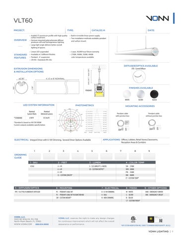VONN - VLLS 2.0 灯饰系列 目录 2023 第 9 页