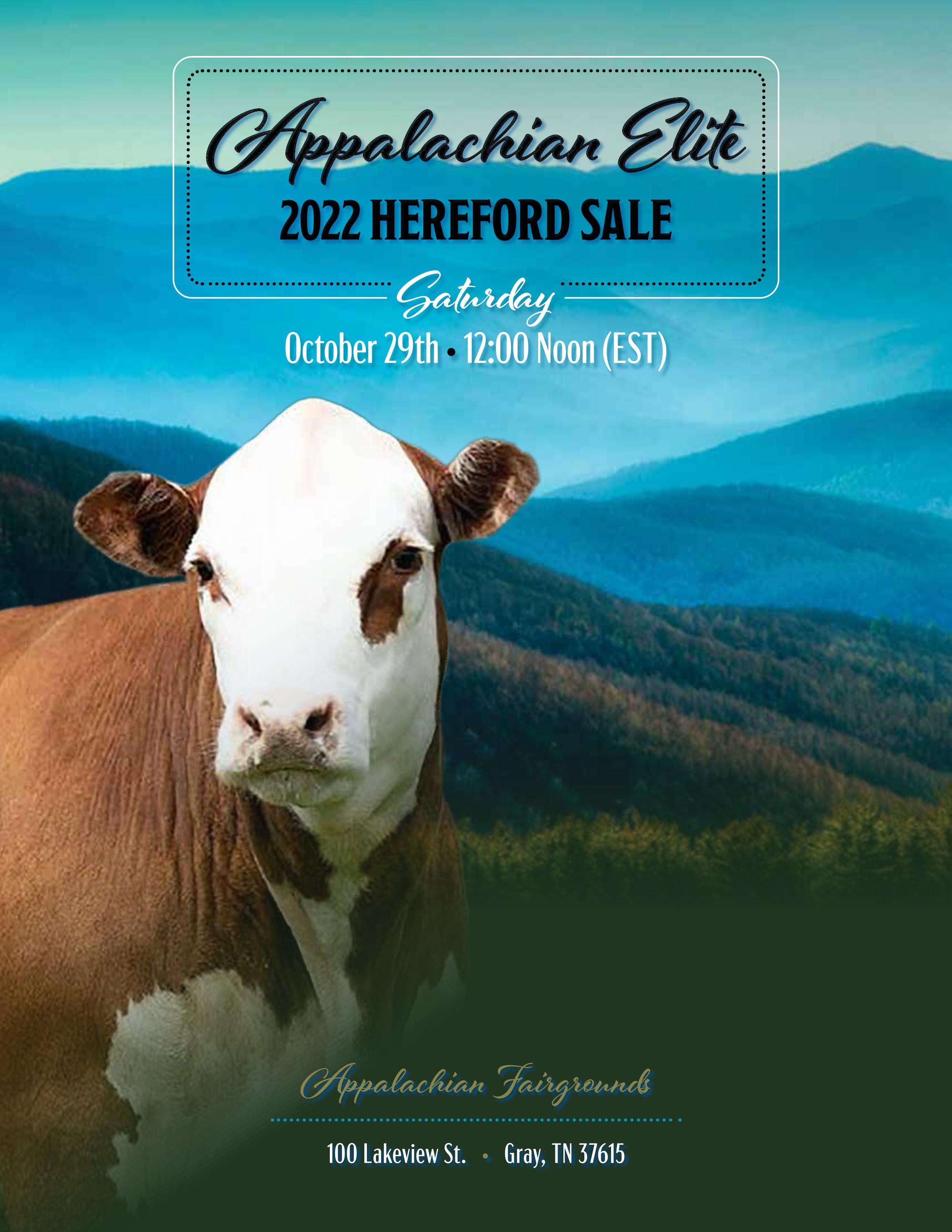 Appalachian Elite Hereford Sale by American Hereford Association and
