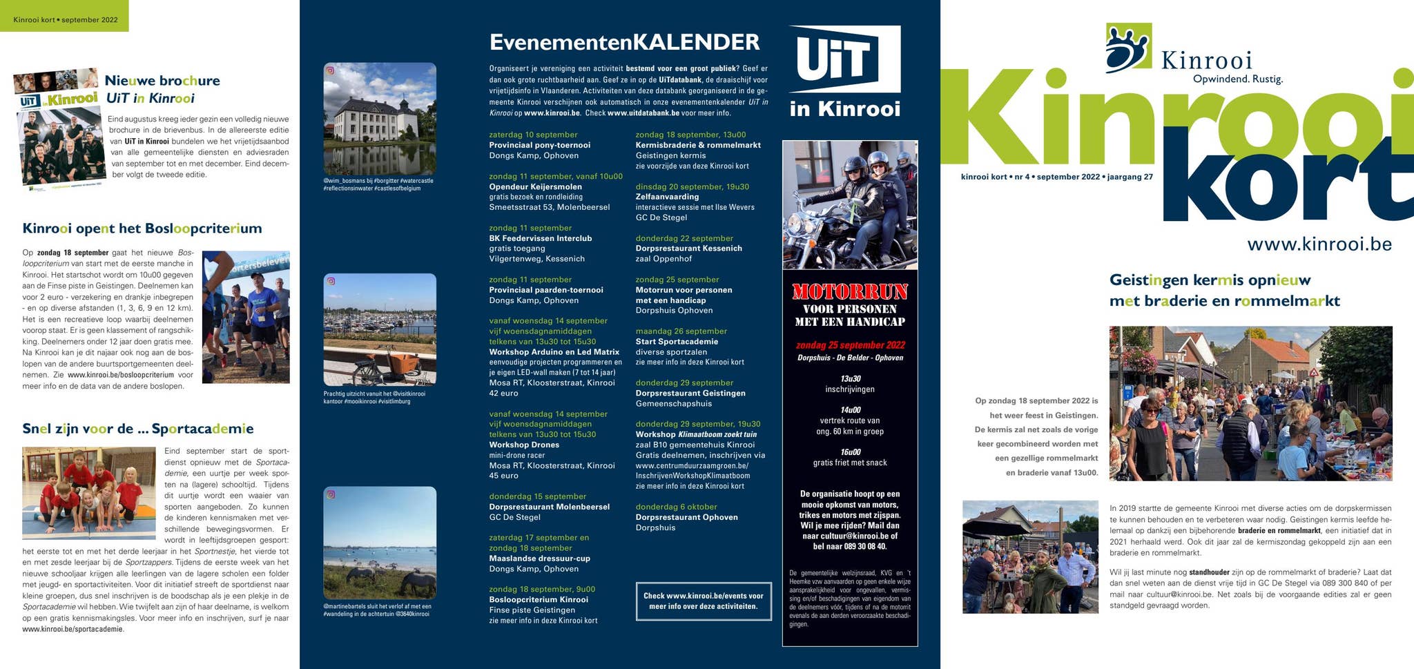 Kinrooi KORT #04 september 2022 by Gemeente KINROOI - Issuu