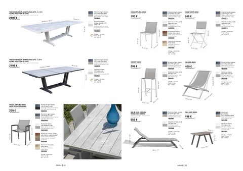 Alaire (Exolaire Lda) Les Jardins Mobilier | 家具目录 × Pricelist 2023 第 20 页