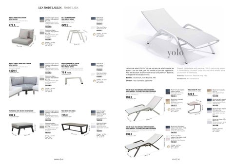Alaire (Exolaire Lda) Les Jardins Mobilier | 家具目录 × Pricelist 2023 第 21 页