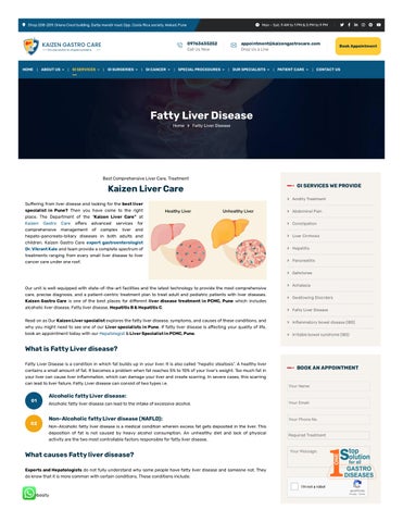 Best liver specialist Fatty liver disease treatment in Pune Kaizen